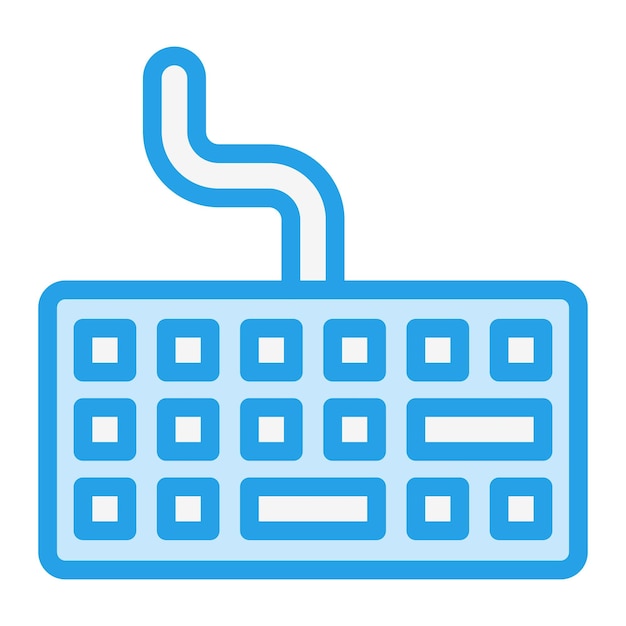 Keyboard Vector Icon Design Illustration