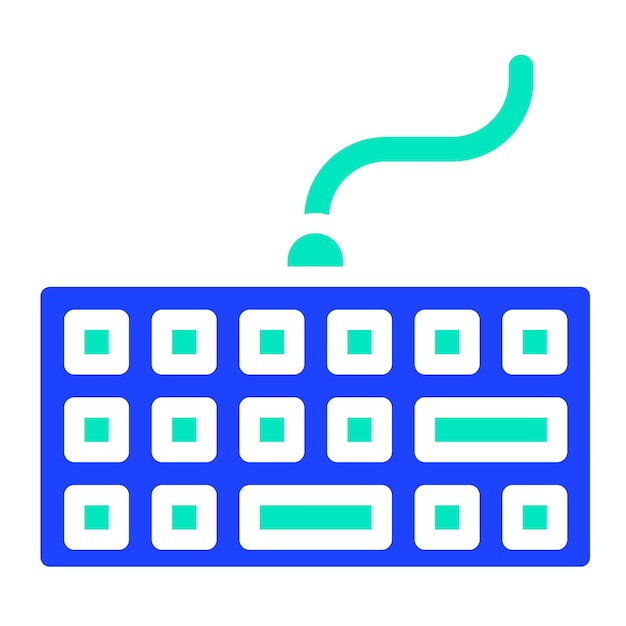 Keyboard Vector Icon Design Illustration