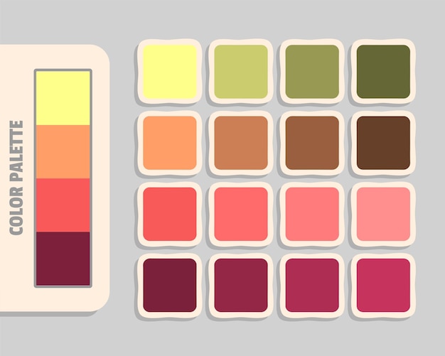 khaki sandybrown tomato brown color palette rgb colors matching harmonious colours