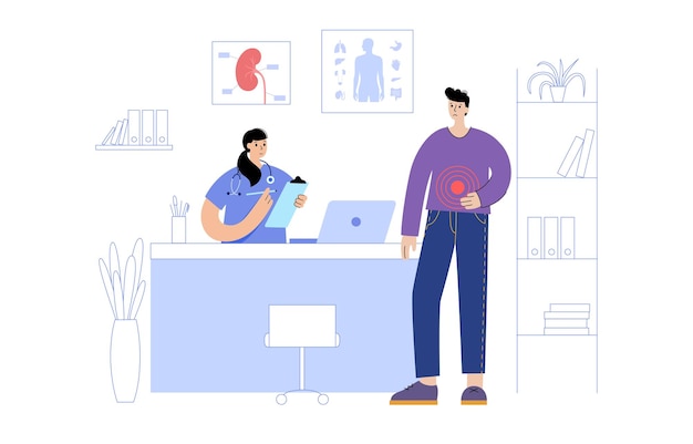 Kidney disease concept