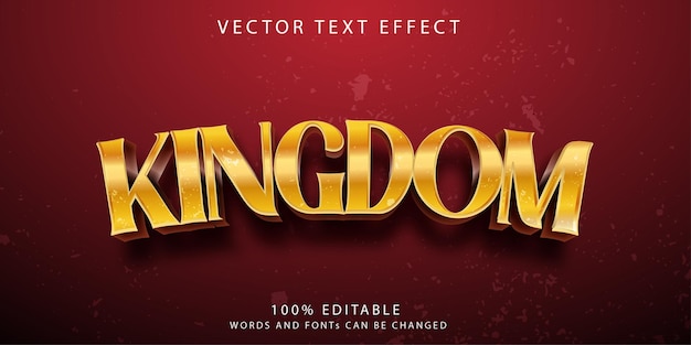 kingdom text effects style template