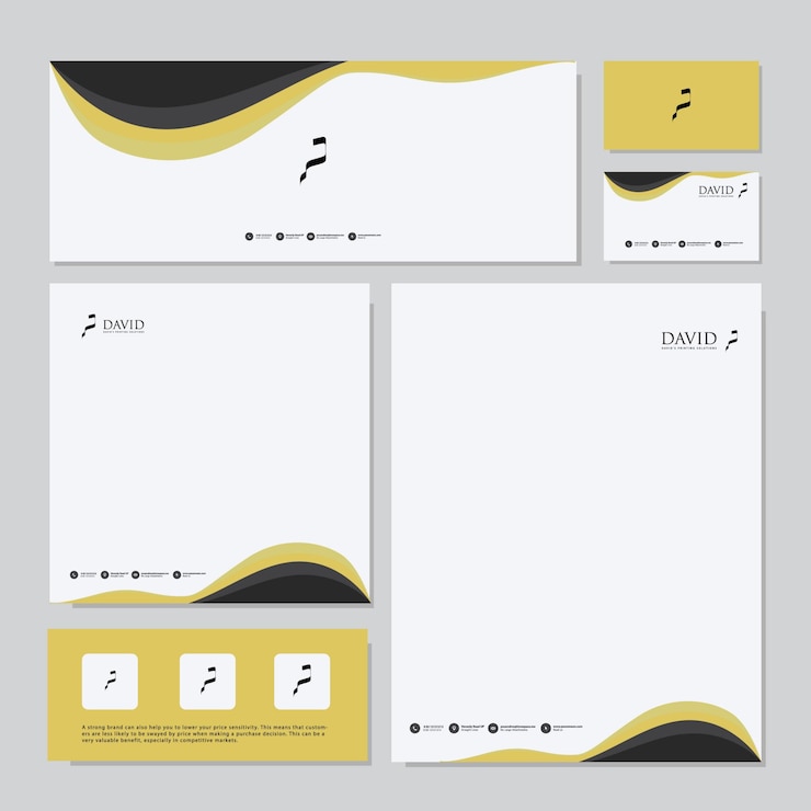 Vektör kırtasiye design antetli kağıdı ve kartvizitli arapça kaligrafi logo design şablonu
