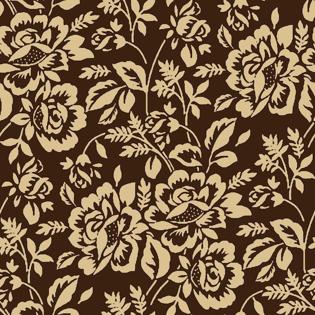 Klassisk indonesisk Premium Batik Sogan-mønster