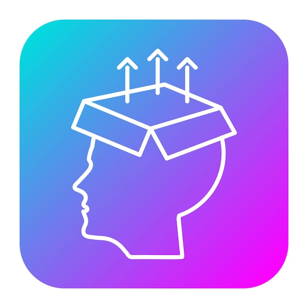 knowledge extraction vector icon can be used for data analytics iconset