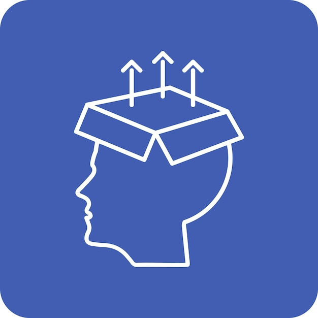 knowledge extraction vector icon can be used for data analytics iconset