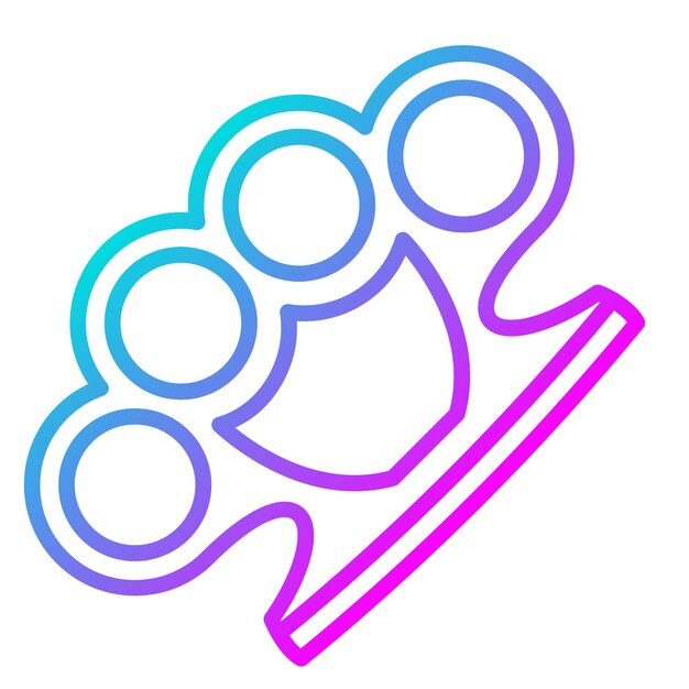 Knuckle vector icon Can be used for Shooting iconset