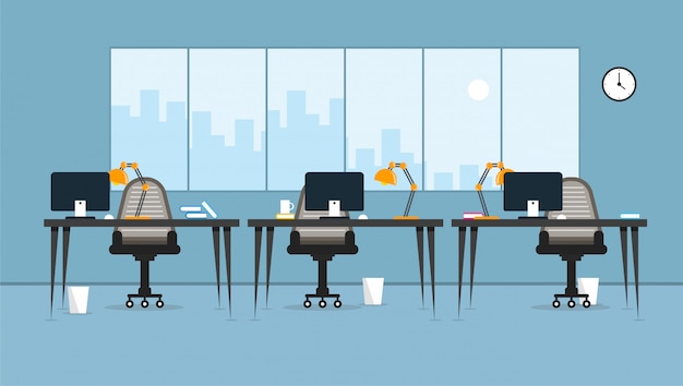 kontor læring og undervisning For at arbejde Brug af et designprogram vektor illustration
