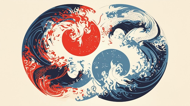 Korean YinYang patterns with balanced designs