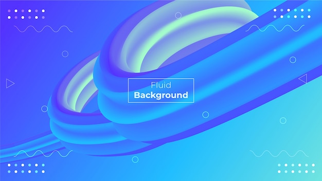 Kreativ 3D-renderad, flytande, abstrakt bakgrund