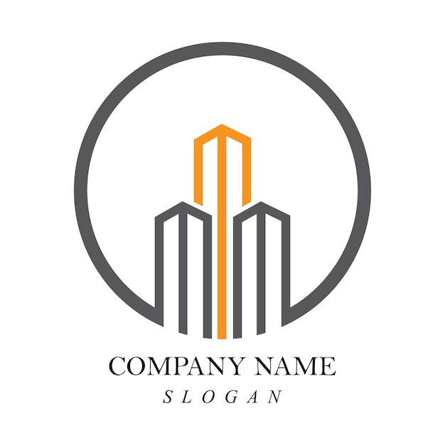 Kreativt logo design til bygningskonstruktion