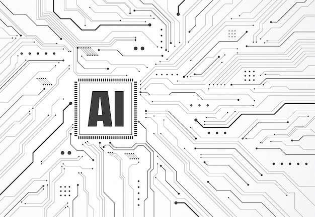 Kunstig intelligens chipsæt på printkort