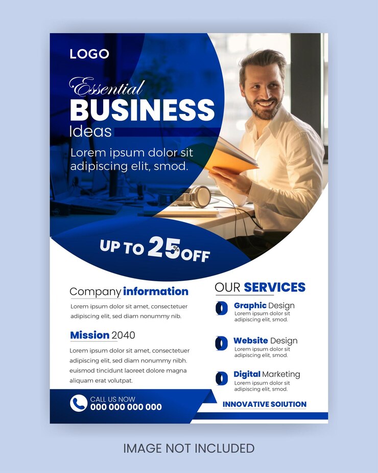 Kurumsal Business el ilanı tasarım şablonu