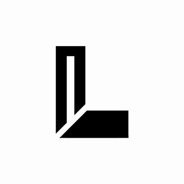 L letter logo vector