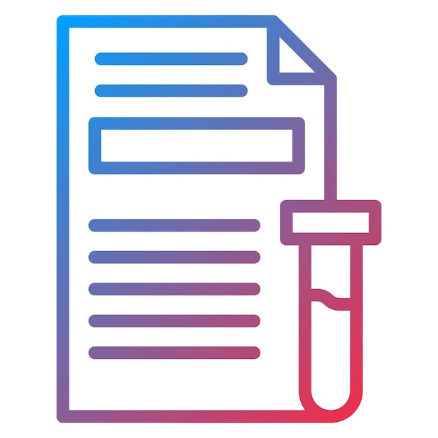 Lab Data icon vector image Can be used for Lab