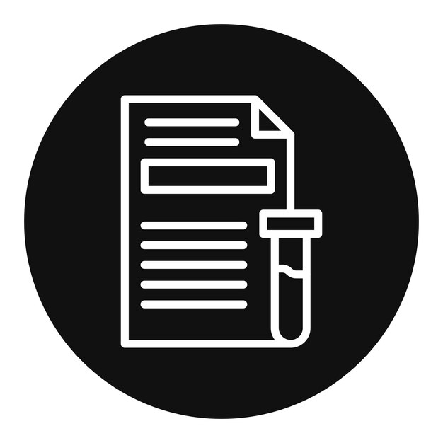 Lab Data icon vector image Can be used for Lab