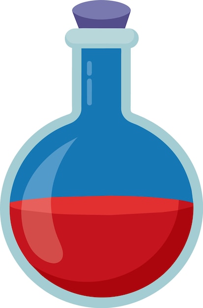Lab flask symbol Vector illustration