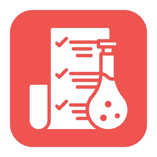 Lab Report icon vector image Can be used for Science