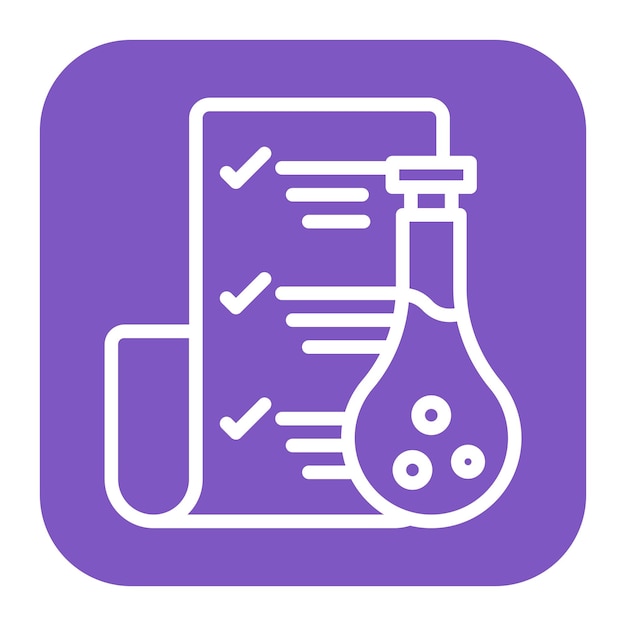 Lab Report icon vector image Can be used for Science