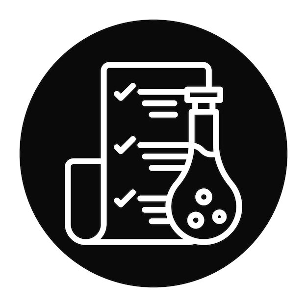 Lab Report icon vector image Can be used for Science