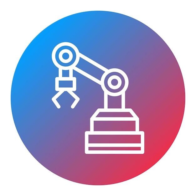 lab robot icon vector image can be used for virtual lab