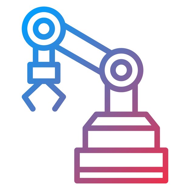 lab robot icon vector image can be used for virtual lab