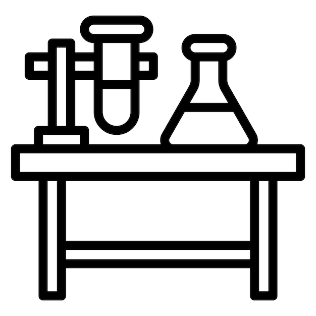 lab workspace icon vector image can be used for virtual lab