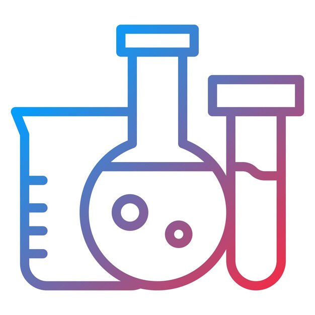 Laboratorieikon, vektorbild Kan användas för Lab