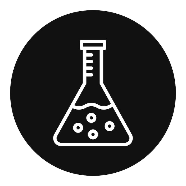 laboratory flask icon vector image can be used for tuberculosis