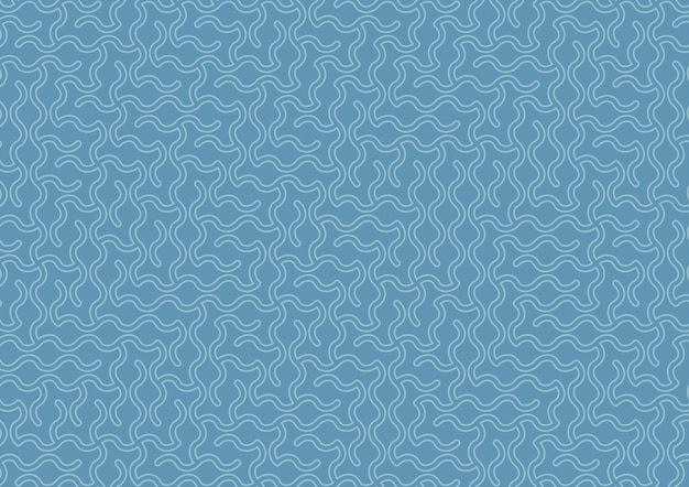 Labyrinth soft blue line wave random presentation background