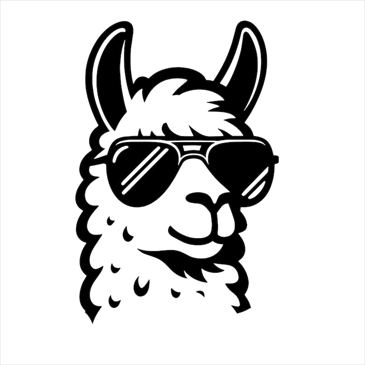 Vektör lama svg