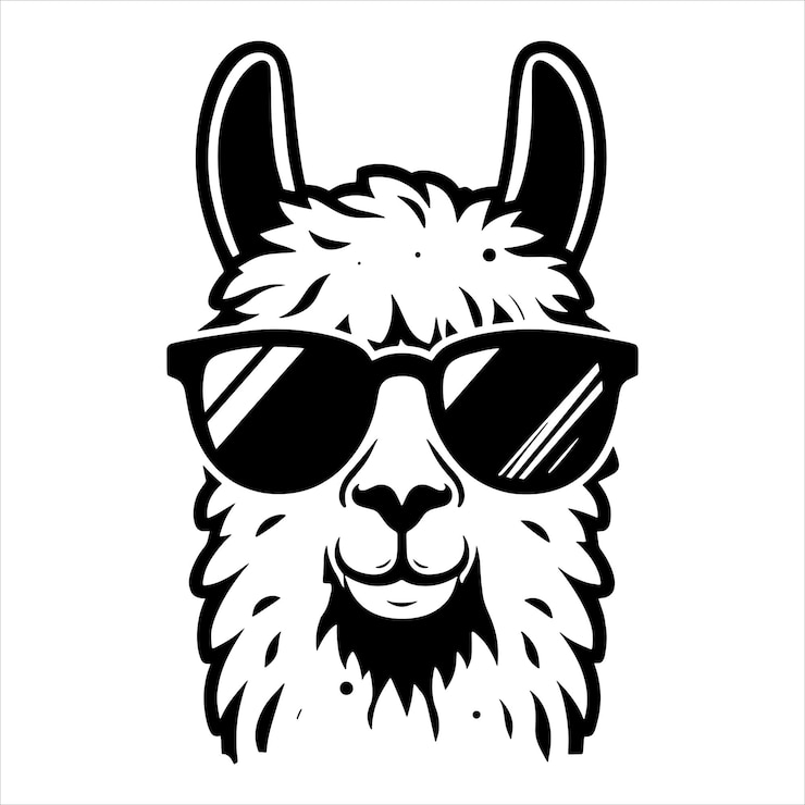 Vektör lama svg