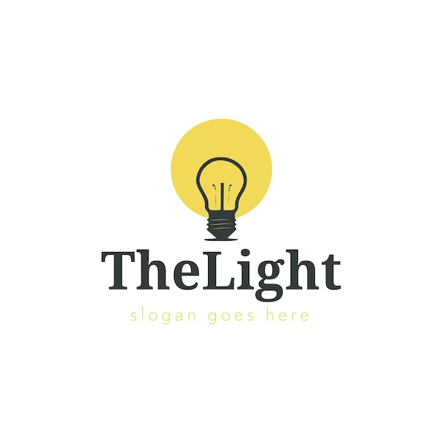 Lamp Vector Logo Design
