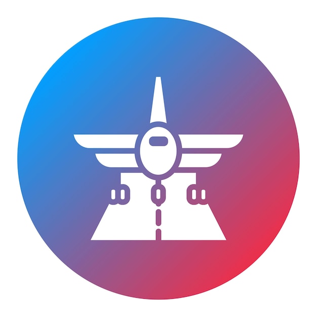 Landing icon vector image Can be used for Airline