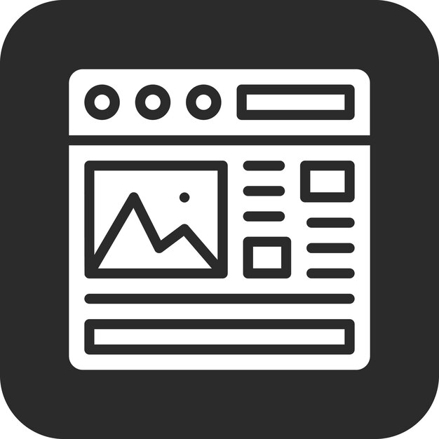 landing page vector icon illustration of coding and development iconset