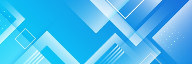 Lang, blå og abstrakt vektorbanner-baggrund. Moderne, abstrakt gradient, mørk marineblå banner-baggrund. Design til posterskabelon på webbaggrund, brochure, flyer, landingsside og webinar