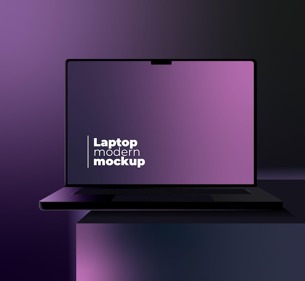 Laptop For Mockup Vector