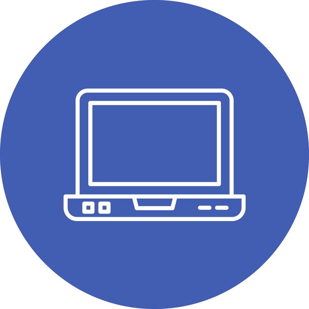Laptop icon vector image Can be used for Technology