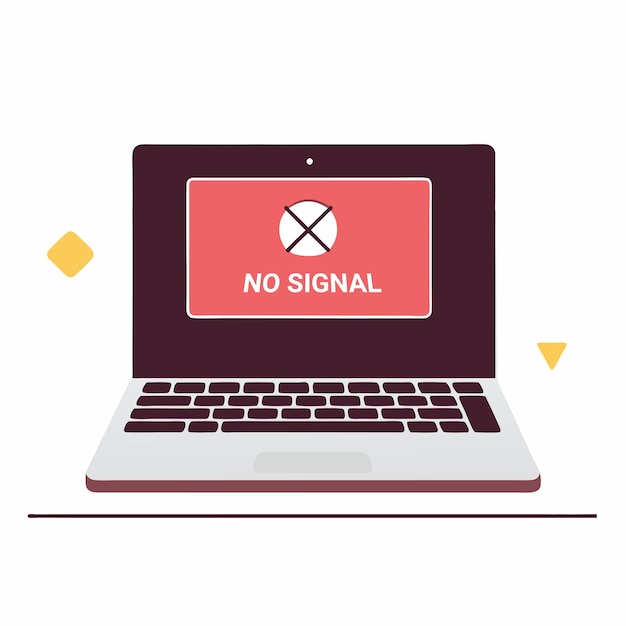 Laptop No Signal Error