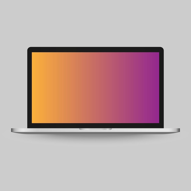 Laptop with Modern Technology Communication royaltyfree vector art Pattern