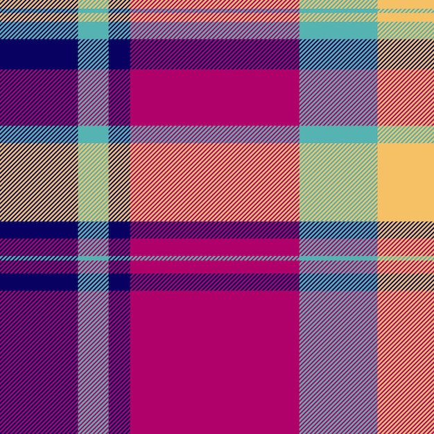 Latin textile texture background bedroom vector plaid tartan Multicultural check pattern seamless fabric in pink and indigo colors