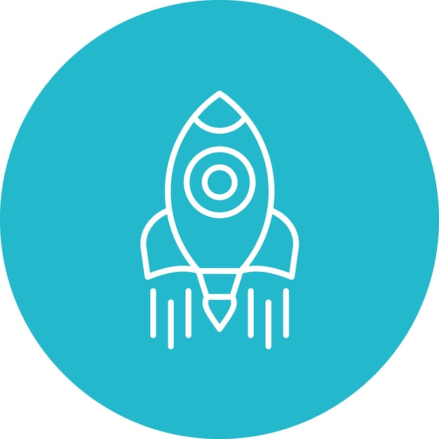 launch icon vector image can be used for agile