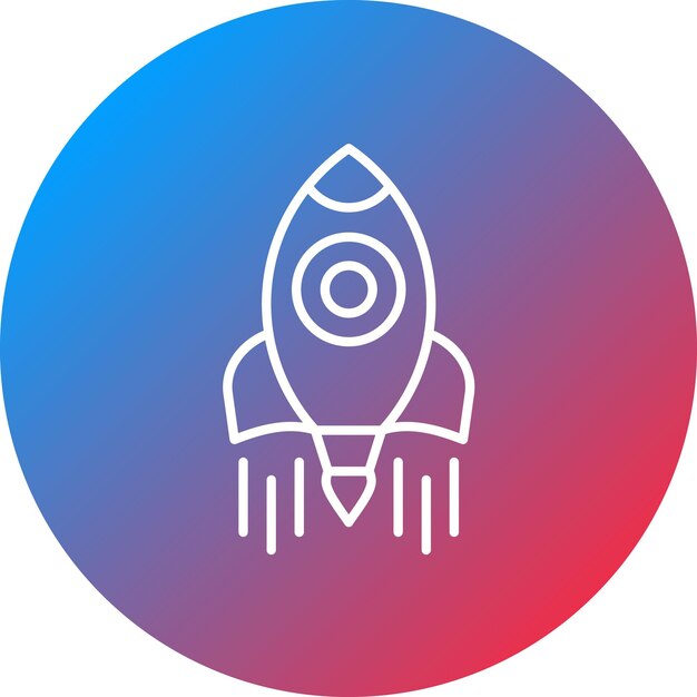 launch icon vector image can be used for agile