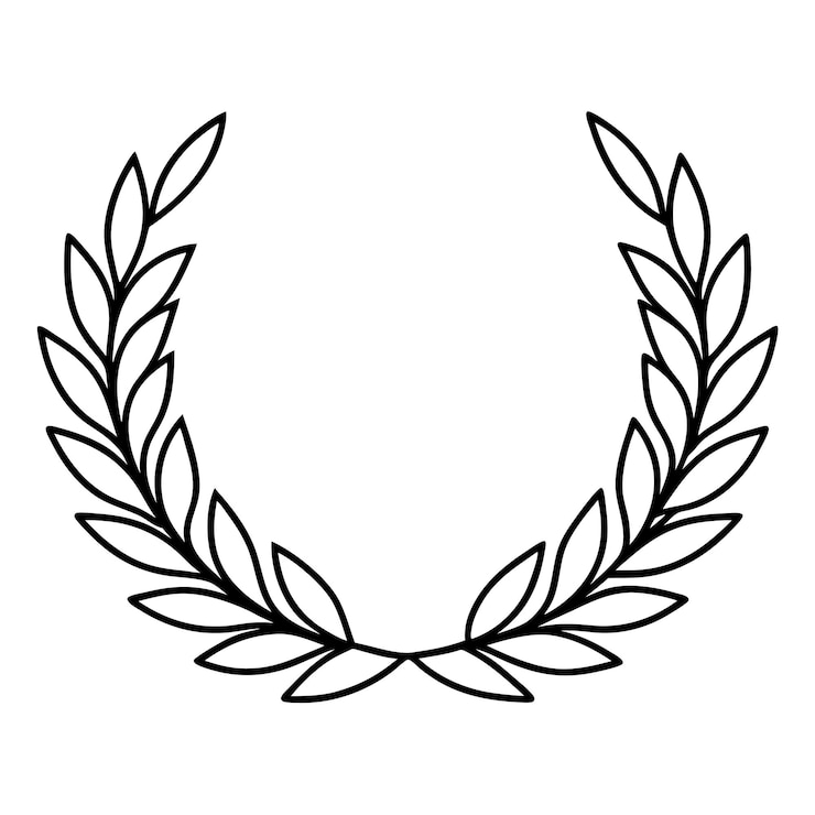Vektör laurel wreath vector illustration