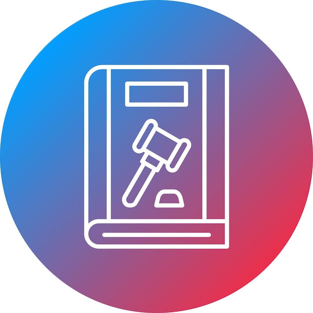 Law Book icon vector image Can be used for Library