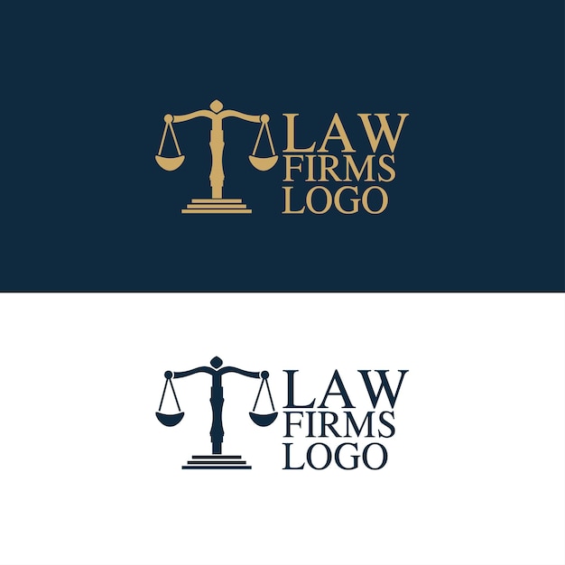 law firm logo design template Law firm logo design