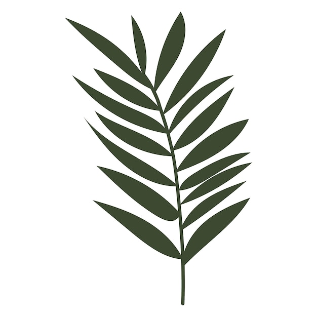 leaf exotic healthy product healthy life element cartoon style