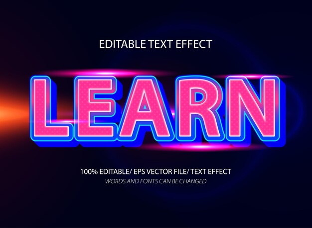 learn editable text effect and editable text style