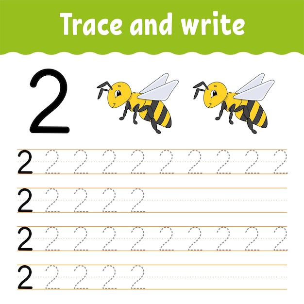 Learn Numbers Trace and write