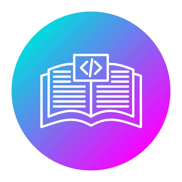 Learn To Code vector icon Can be used for No Code iconset