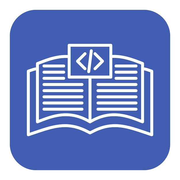 Learn To Code vector icon Can be used for No Code iconset
